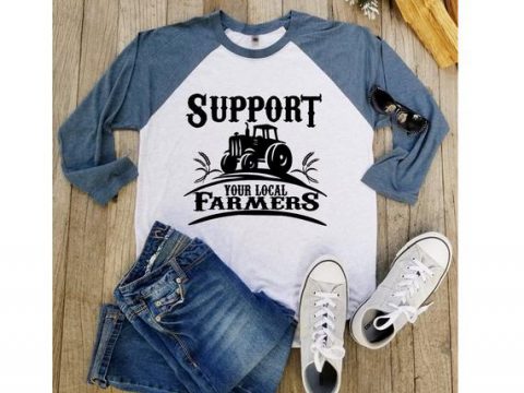 #009 Support Your Local Farmer T Shirt